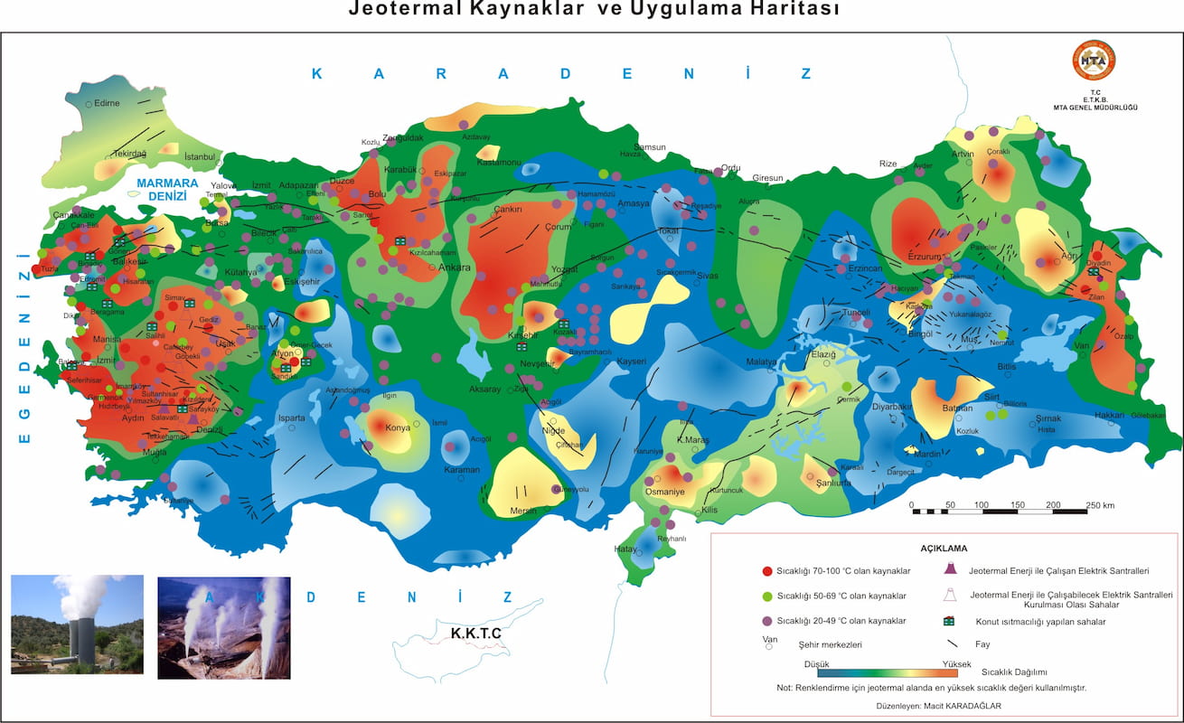 turkiyenin jeotermal enerji potansiyel haritası