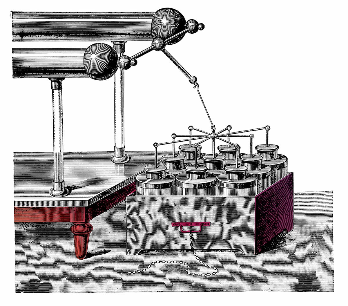 Benjamin Franklin'in icadı leyden şişeleri elektrik