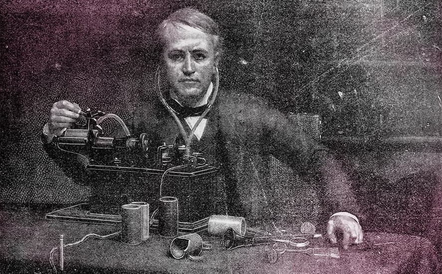 thomas edison fonograf elektrik icatları