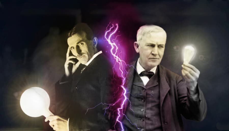Thomas Edison and Nikola Tesla Rivalry
