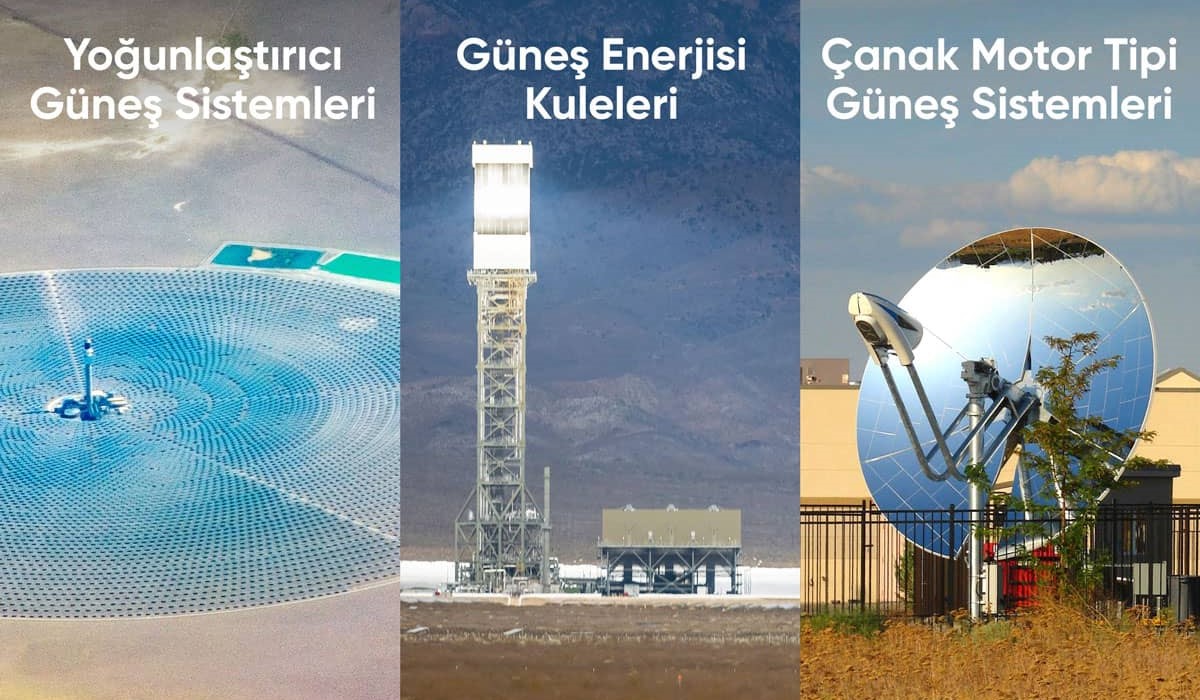 yogunlastirici gunes sistemleri gunes enerjisi kuleleri canak motor tipi