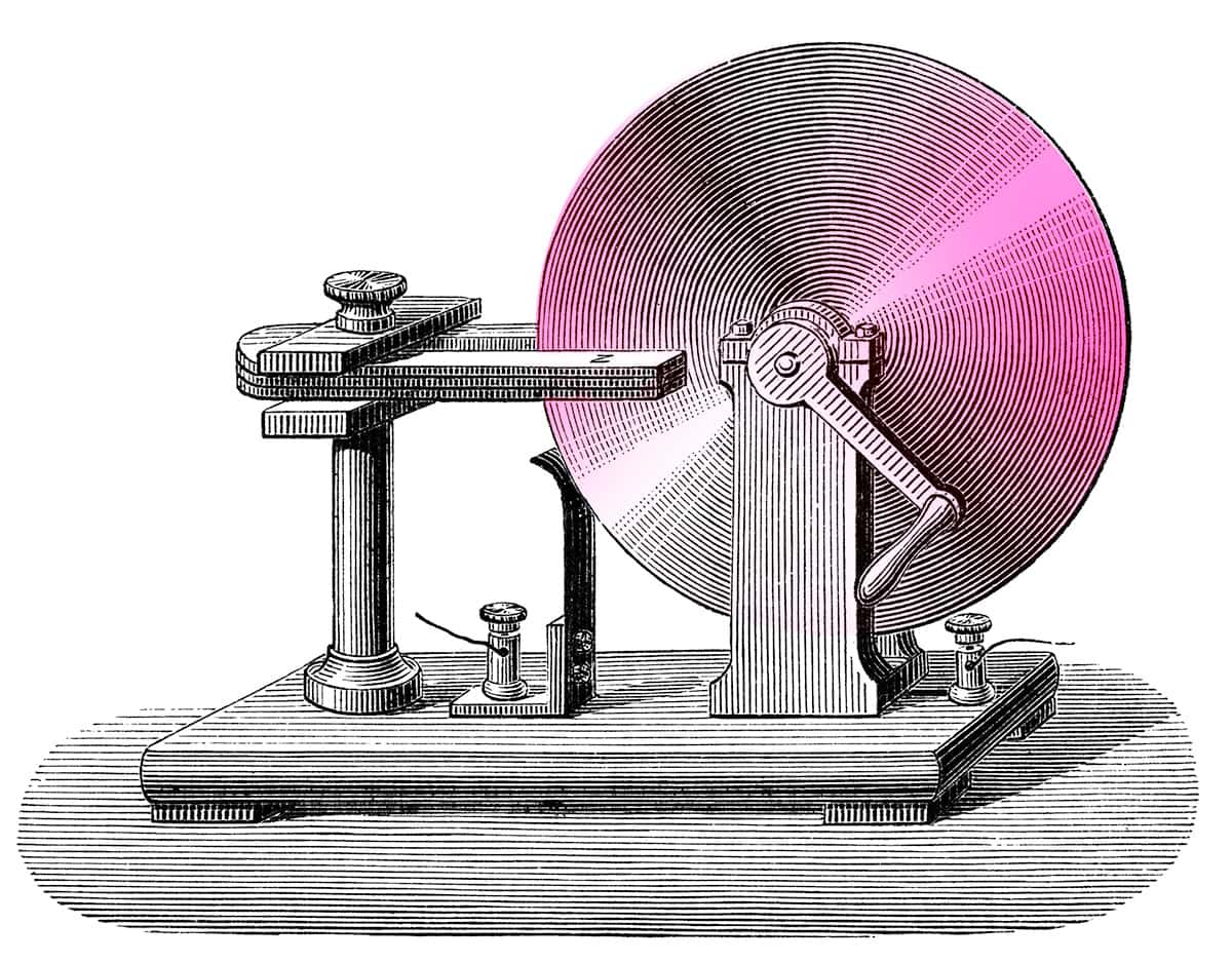 faraday çizimi ilk elektromanyetik jeneratör