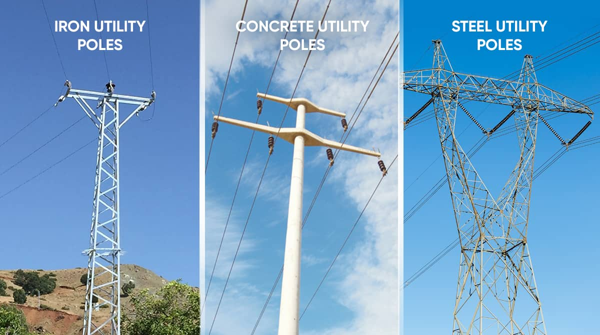 Types of Poles by Material