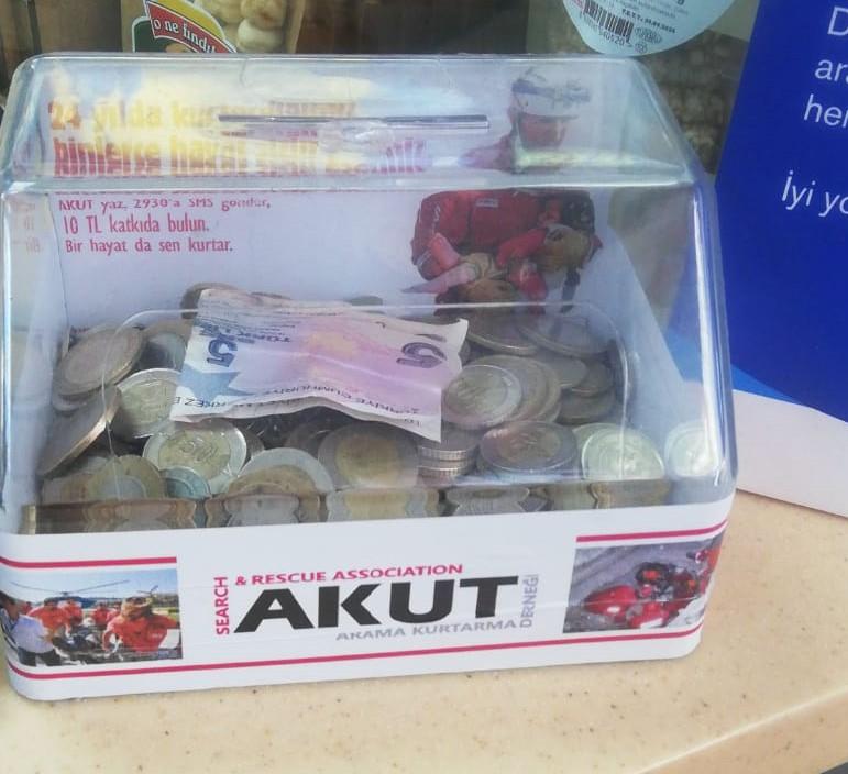  AKUT Donation Box - Aydem Perakende Shares Its Energy with AKUT 