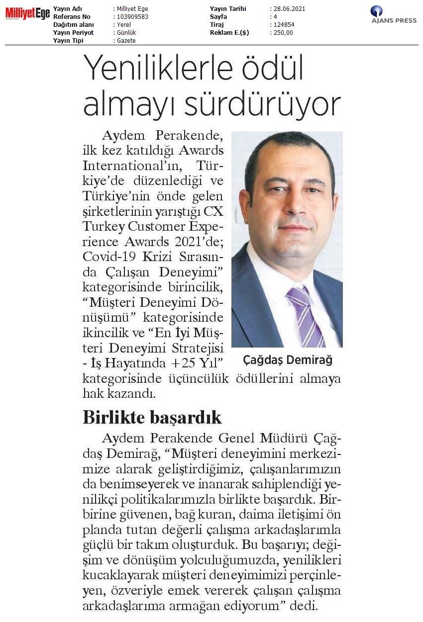  Turkey Customer Experience Awards 