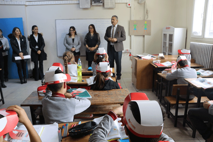  Aydem Classroom Bookshelf at Kuşadası Vali Kadir Uysal School 