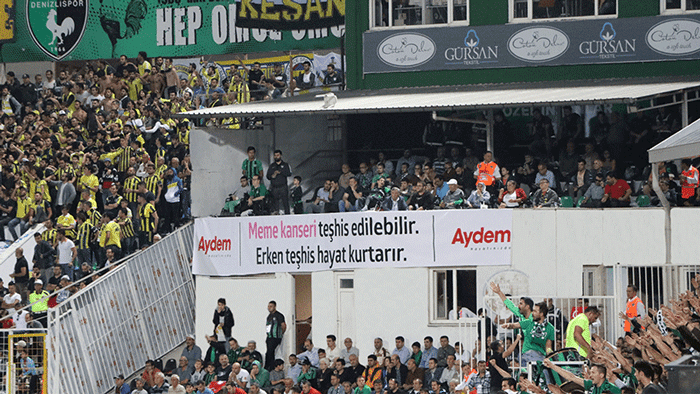  “Breast Cancer Awareness” event at the match between Yukatel Denizlispor - Fenerbahçe 