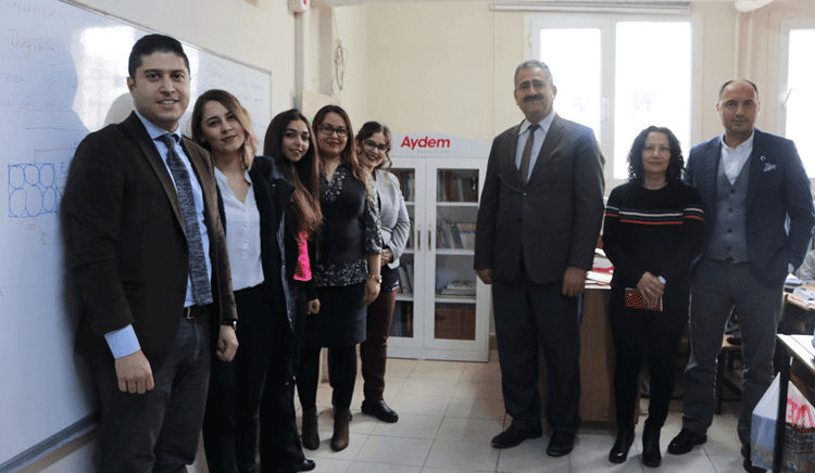  Aydem Classroom Bookshelf at Kuşadası Vali Kadir Uysal School 