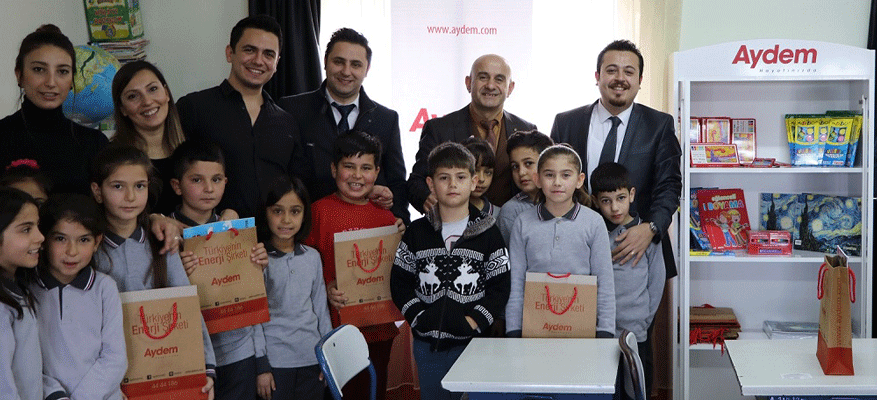  Aydem Classroom Bookshelf Project in Denizli Yeşilyayla Nimet ve İhsan Gün Elementary School 