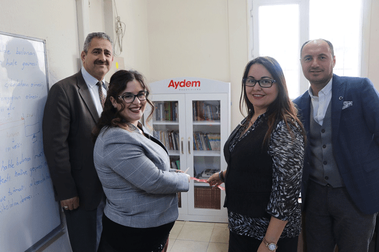  Aydem Classroom Bookshelf at Kuşadası Vali Kadir Uysal School 